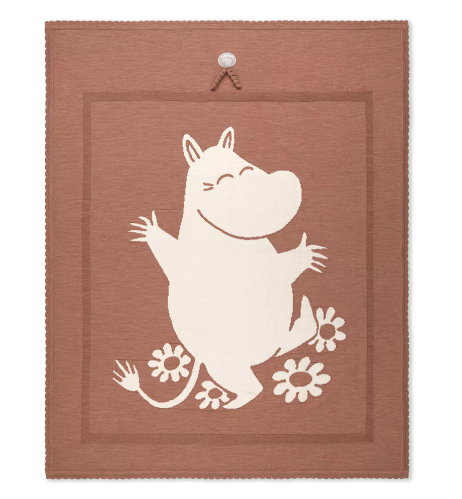 Lillelam Blanket Moomin 100% Merino Caramel | Little Mino
