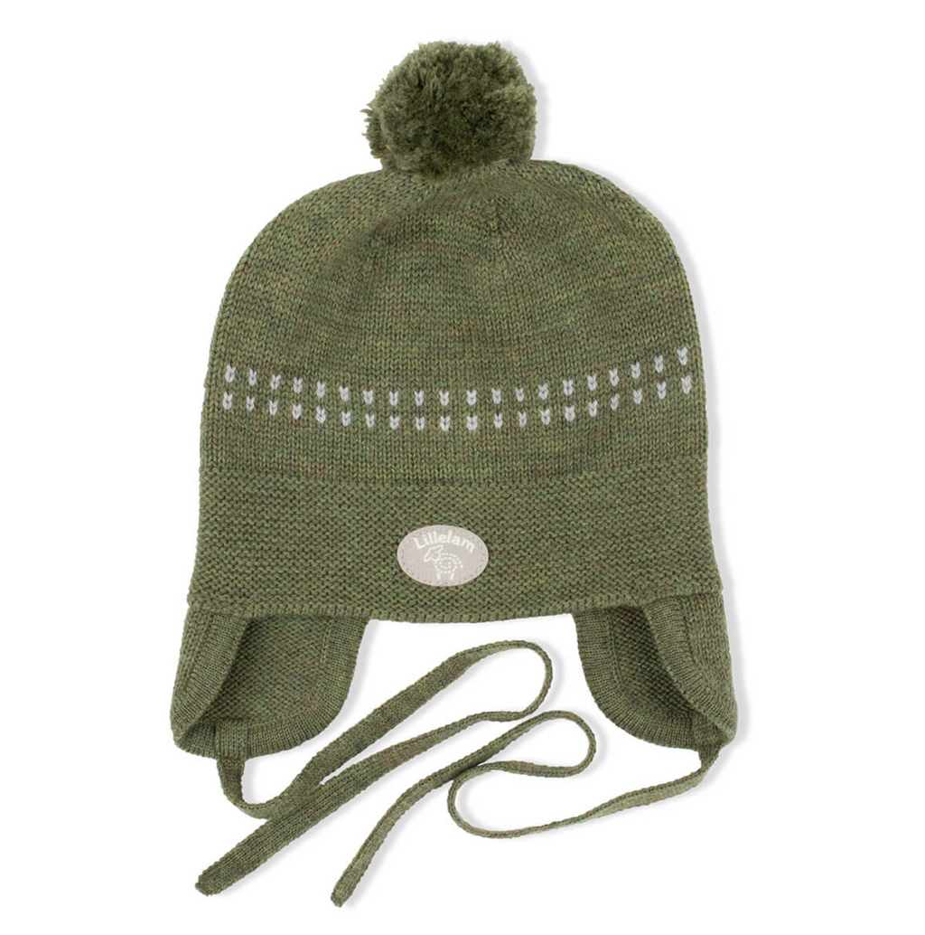 Lillelam Baby Hat Classic - Green | Little Mino