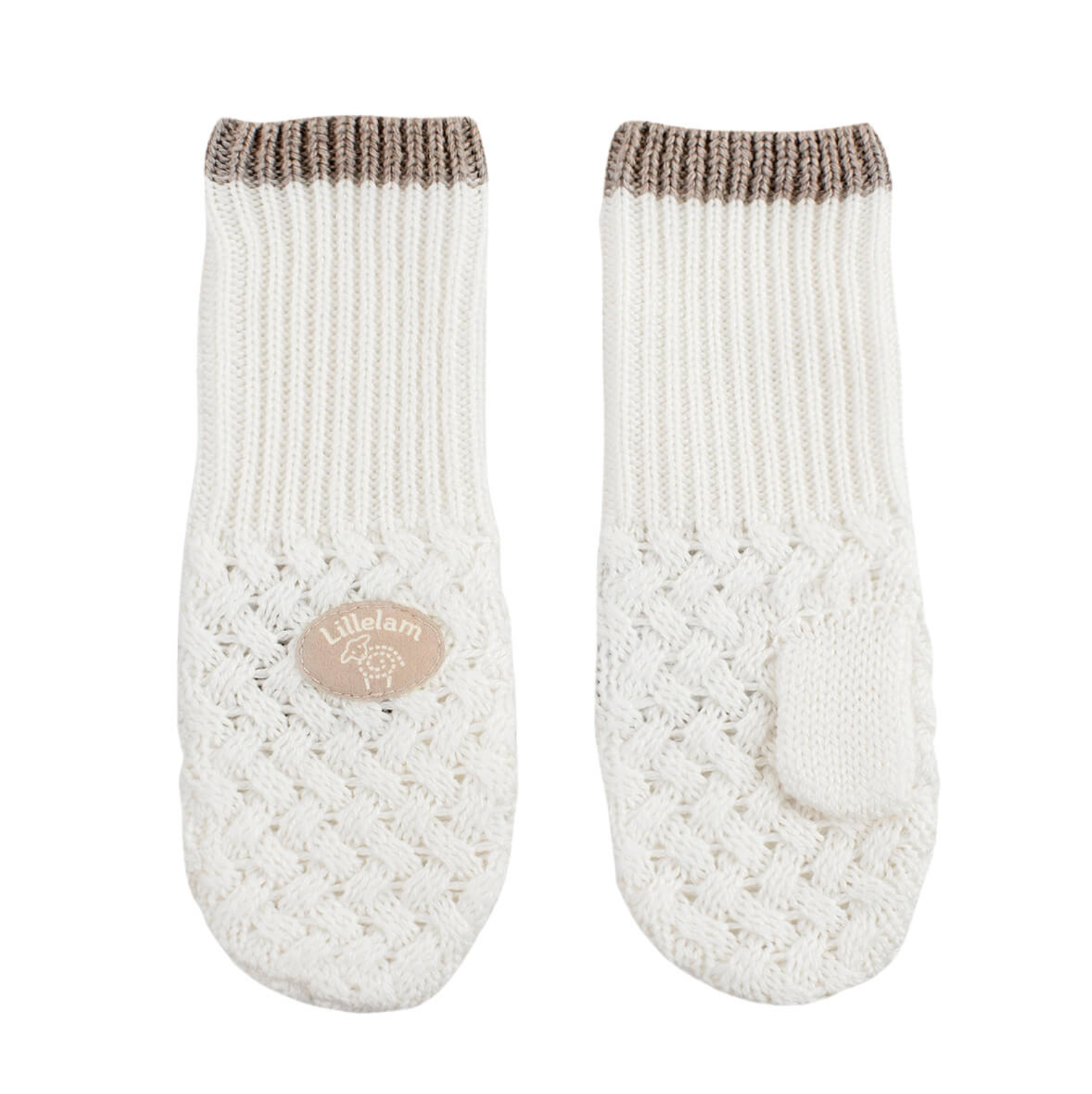 Lillelam Mittens Classic - White | Little Mino