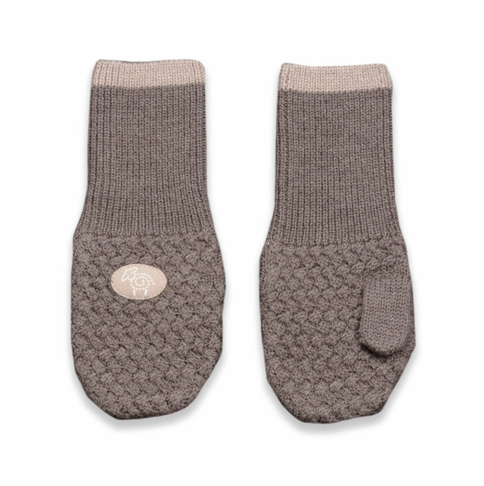 Lillelam Mittens Classic - Brown | Little Mino