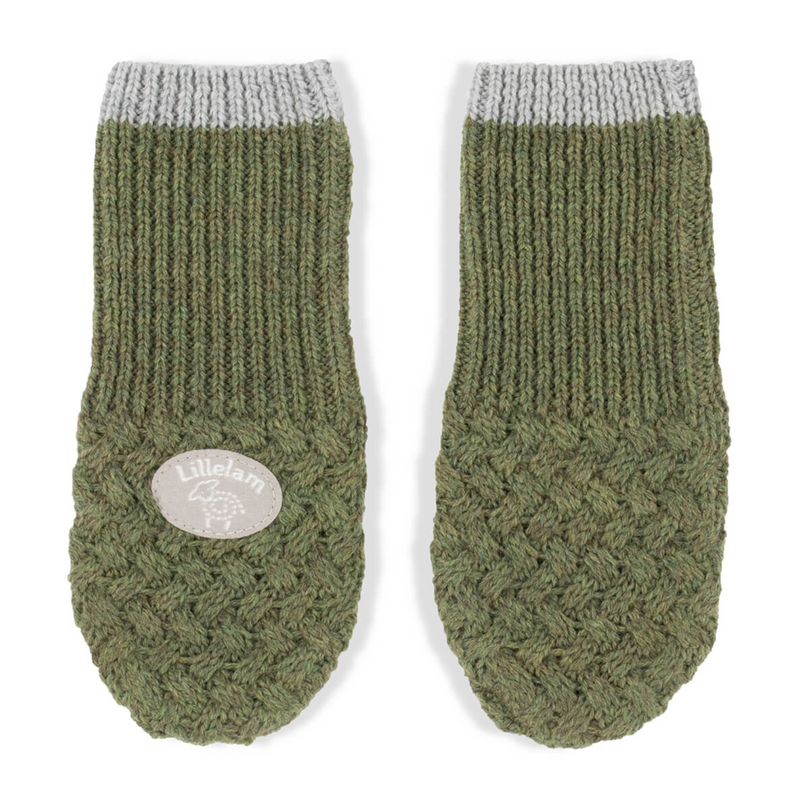 Lillelam Mittens Classic - Green | Little Mino