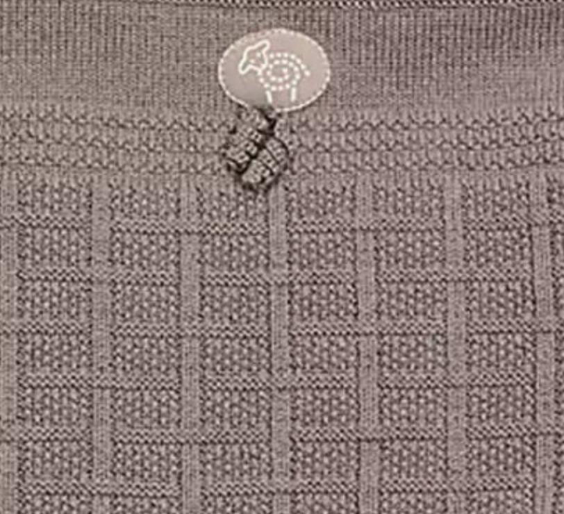 lillelam, brown, blanket, knitting texture.