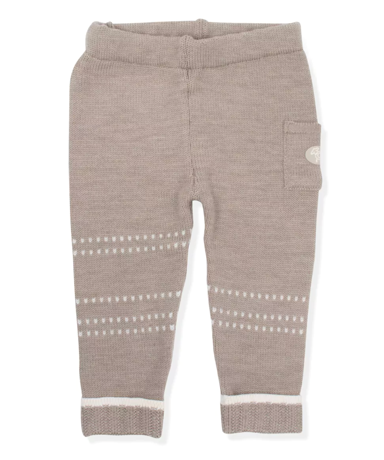 Lillelam Trousers classic 100% Merino Baby Beige | Little Mino