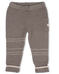 Lillelam Trousers classic 100% Merino Baby Brown | Little Mino