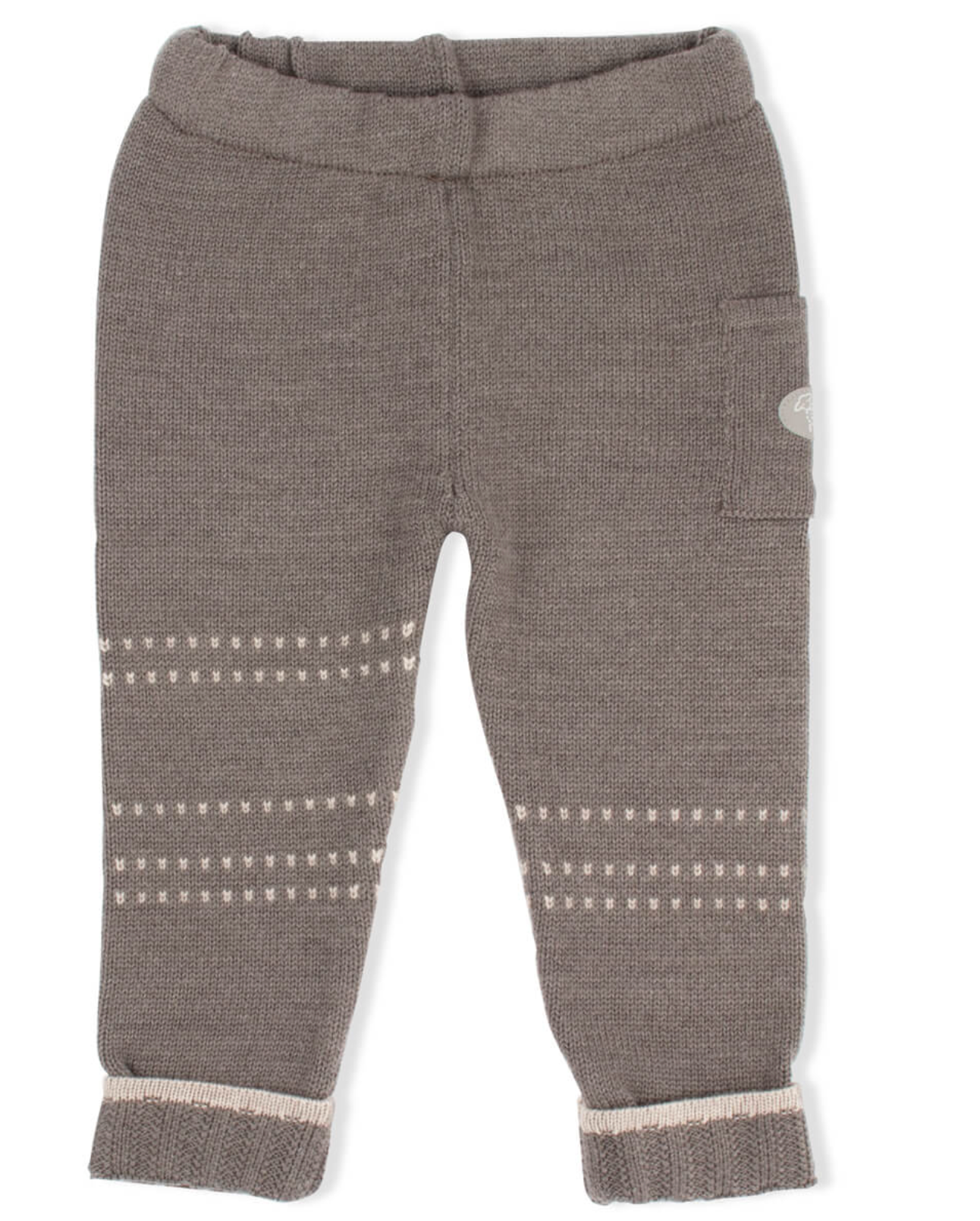 Lillelam Trousers classic 100% Merino Baby Brown | Little Mino