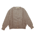 Esencia Alpaca Zeta Cardigan - 100% Alpaca Fiber Pebble | Little Mino