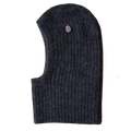 Esencia Zoey Balaclava Hat - 100% Alpaca Fiber Chracoal | Little Mino