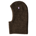 Esencia Zoey Balaclava Hat - 100% Alpaca Fiber Coffee | Little Mino