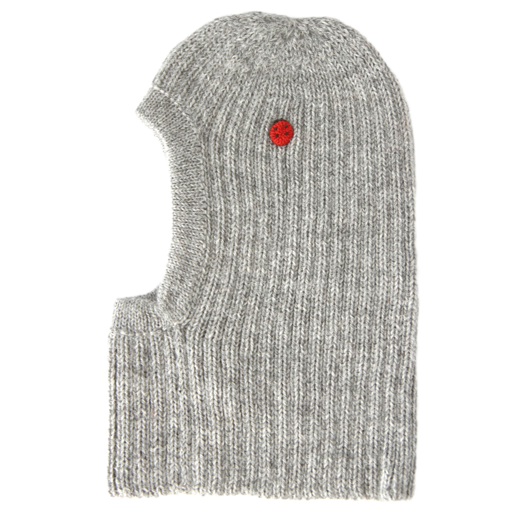 Esencia Zoey Balaclava Hat - 100% Alpaca Fiber Dove Gray | Little Mino