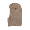 Esencia Zoey Balaclava Hat - 100% Alpaca Fiber Pebble Beige | Little Mino