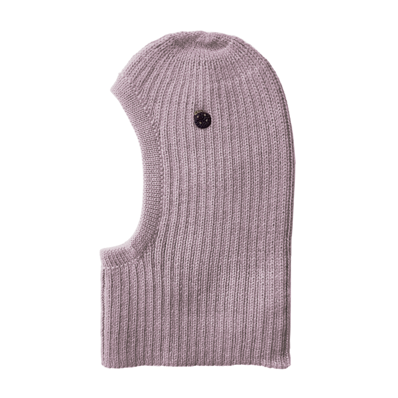 Esencia Zoey Balaclava Hat - 100% Alpaca Fiber Rosa Lillac | Little Mino