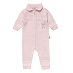 Lillelam Baby Bunting Suit Classic - 100% Merino Wool Sky Pink | Little Mino
