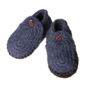 Esencia Classic Booties - 100% Alpaca Fiber Blue | Little Mino