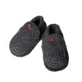 Esencia Classic Booties - 100% Alpaca Charcoal | Little Mino