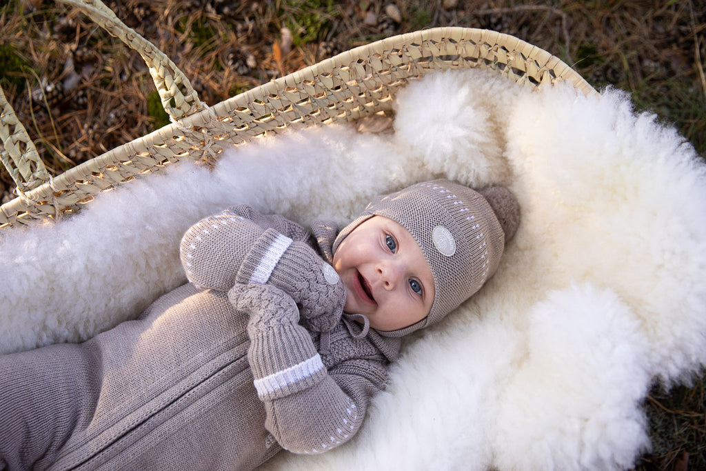 Lillelam Baby Hat Classic - Beige | Little Mino