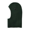 Esencia Zoey Balaclava Hat - 100% Alpaca Fiber Dark Green | Little Mino