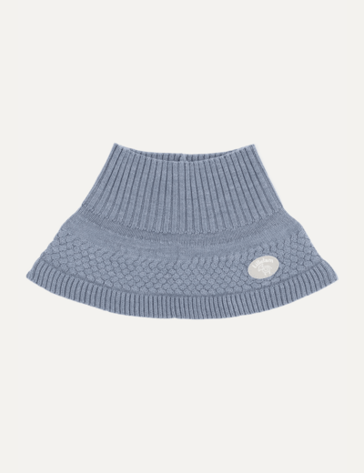 Lillelam Classic Merino Wool Neck Warmer Blue | Little Mino