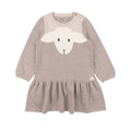 Lillelam Lammi Dress 100% Merino Beige | Little Mino