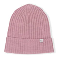 Lillelam 100% Merino Ribbed Beanie - Heather Pink | Little Mino