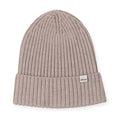 Lillelam 100% Merino Ribbed Beanie - Taupe | Little Mino