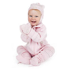 Lillelam Baby Bunting Suit Classic - 100% Merino Wool Sky Pink | Little Mino