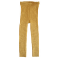 Esencia Rib Leggings - 100% Alpaca Fiber Yellow Amber | Little Mino