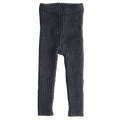 Esencia Rib Leggings - 100% Alpaca Fiber Charcoal | Little Mino