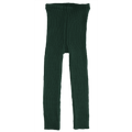 Esencia Rib Leggings - 100% Alpaca Fiber Dark Green | Little Mino