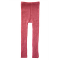 Esencia Rib Leggings - 100% Alpaca Fiber Coral Pink | Little Mino