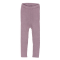 Esencia Rib Leggings - 100% Alpaca Fiber Rosa Lillac | Little Mino
