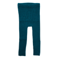 Esencia Rib Leggings - 100% Alpaca Fiber Teal | Little Mino