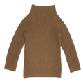 Esencia Rib Sweater - 100% Alpaca Fiber Camel | Little Mino