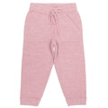 Lillelam 100% Merino Trousers with pockets - Heather Pink | Little Mino