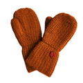 Esencia Alpaca Mittens - 100% Alpaca Fiber Brick Red | Little Mino