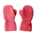 Esencia Alpaca Mittens - 100% Alpaca Fiber Coral Pink | Little Mino