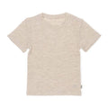 Lillelam 100% Merino T-Shirt Top - Beige | Little Mino