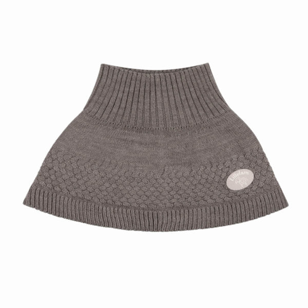 Lillelam Classic Merino Wool Neck Warmer Brown | Little Mino