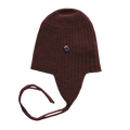 Esencia Alpaca Amber String Hat - 100% Alpaca Fiber Plum | Little Mino