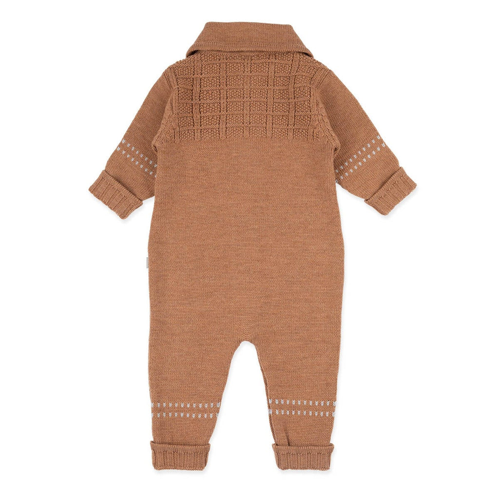 Lillelam Baby Bunting Suit Classic - 100% Merino Wool Baby Golden Teddy | Little Mino