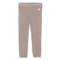 Lillelam 100% Merino Classic Rib Trousers - Beige Taupe | Little Mino