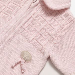 Lillelam Baby Bunting Suit Classic - 100% Merino Wool Sky Pink | Little Mino