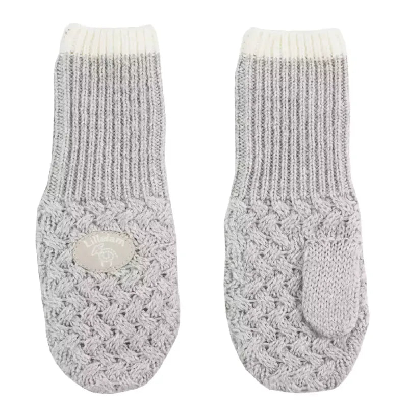 Lillelam Mittens Classic - Gray | Little Mino